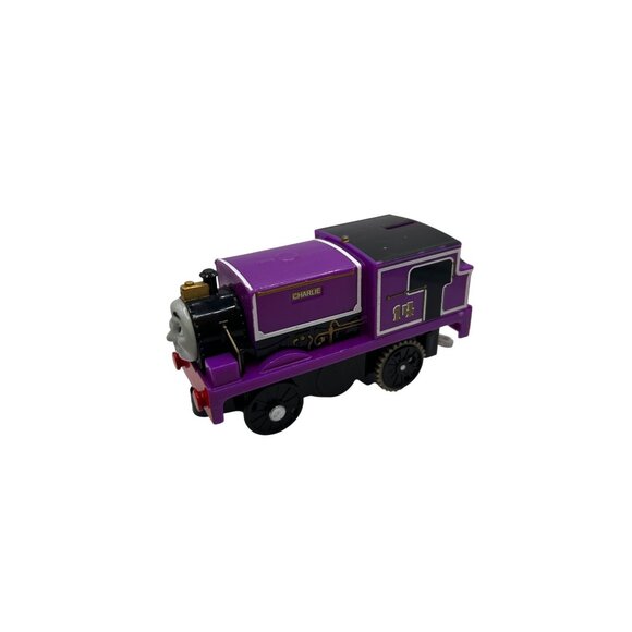 Thomas & Friends Trackmaster Charlie Purple Engine Train Toy Collectible - Picture 2 of 3